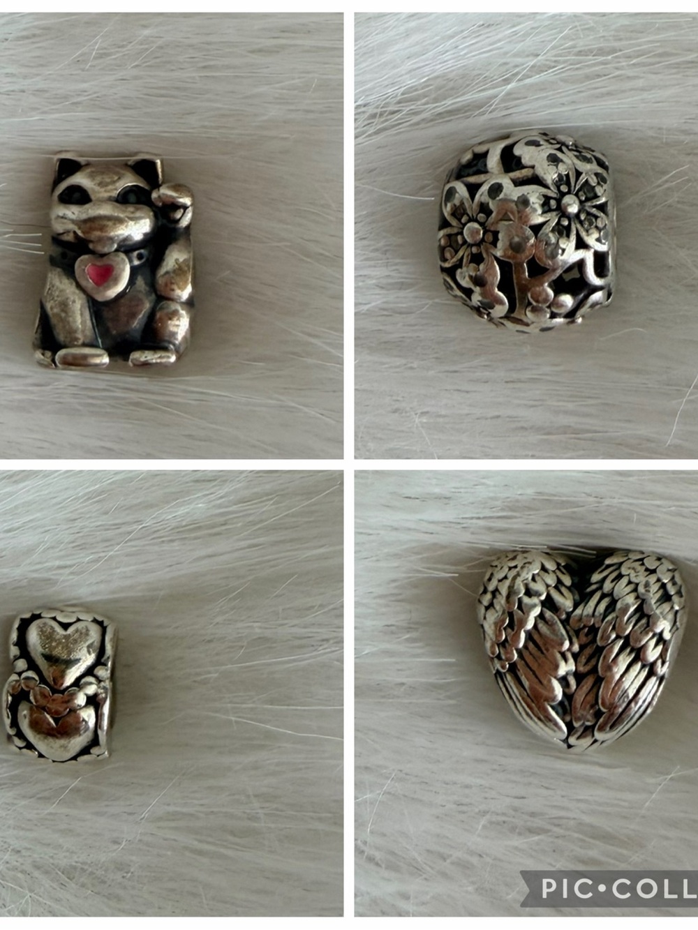 13 pandora charms.$25.00 each